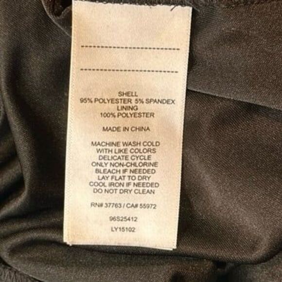 LAUNDRY BY SHELLI SEGAL Cold Shoulder Jersey Gown (Size 4) Black - Picture 8 of 8